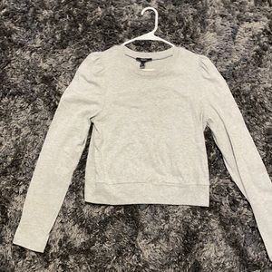 Gray sweatshirt